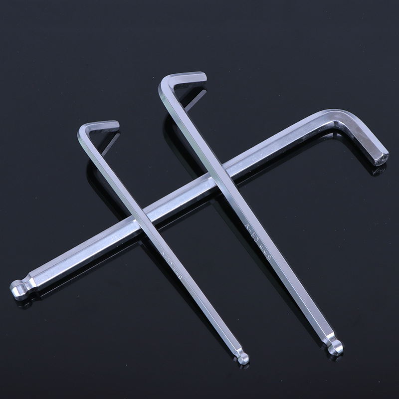 圆头内六角扳手 抛光多规格六角扳手 l型内六角扳手