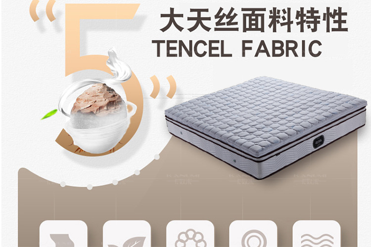 天丝面料乳胶薄垫家用床垫榻榻米乳胶床垫可定制