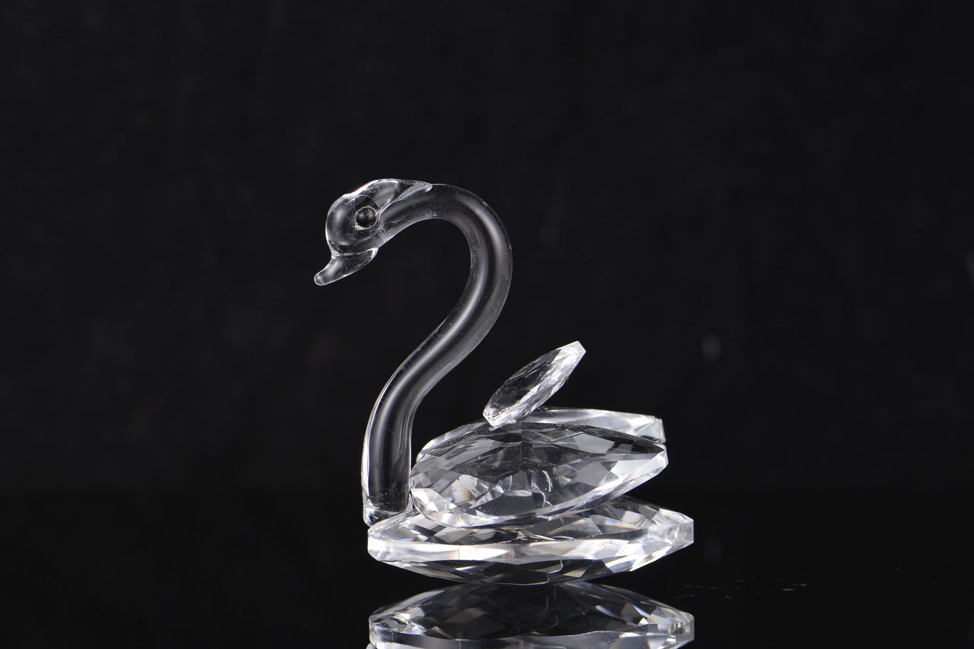 水晶天鹅摆件 客厅创意装饰摆件 节日礼物 厂家直销