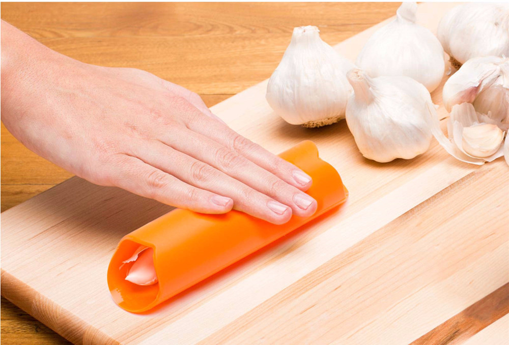 神奇大蒜剥皮器硅胶剥蒜器大蒜去皮器剥皮器压蒜器无毒易清洗