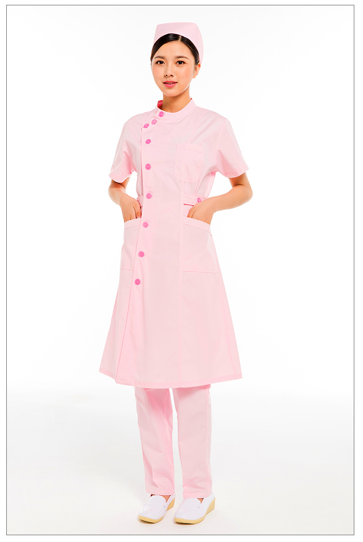 xxl,ss颜色白色,粉色,蓝色上市年份/季节2018年夏季货号夏偏襟护士服