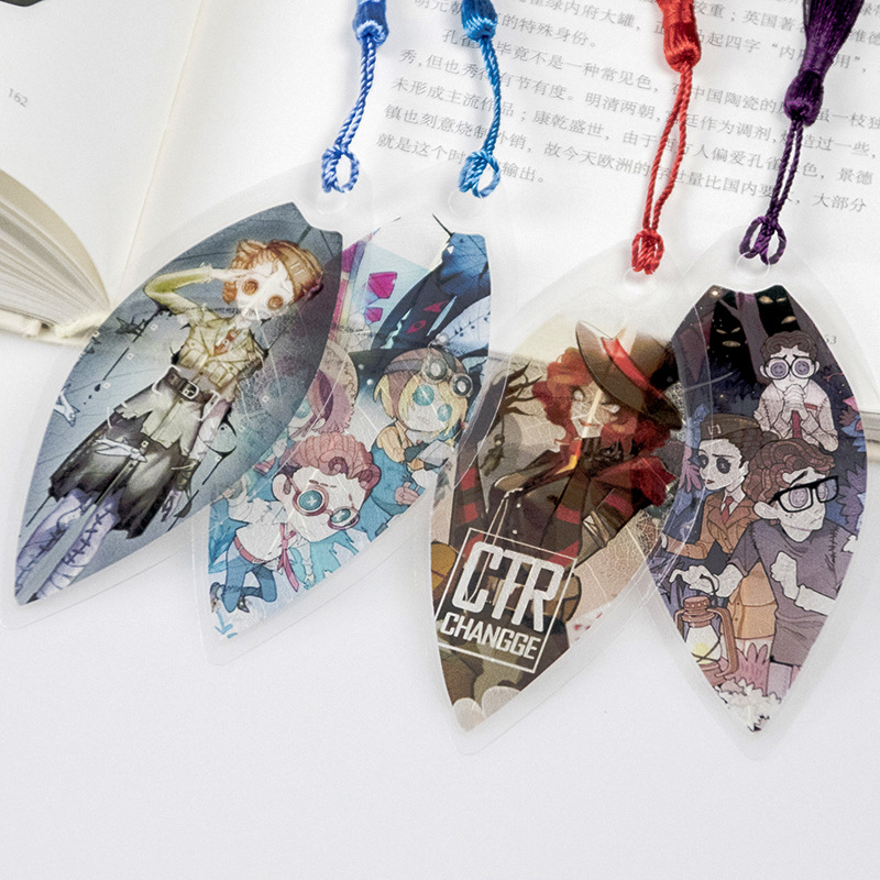 第五人格游戏医生空军同款叶脉书签卡通人物工艺品送同学老师女友