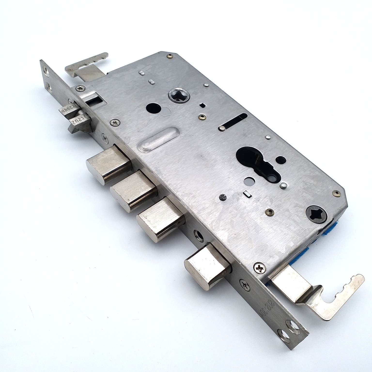 24*240指纹锁锁体 精品防盗门锁体 双活双快锁体 防插锁舌锁体