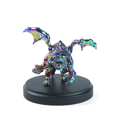 专业批发订制金属怪兽手办工艺品怪兽造型七彩 锌合金 可加logo