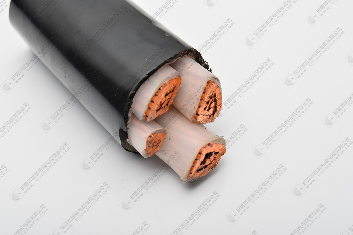 工厂直销电力电缆yjv国标铜芯yjv3*35 1*16 10橡胶电缆耐磨耐油