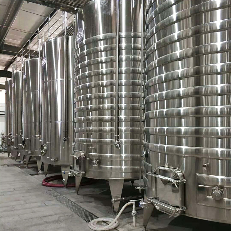 葡萄酒发酵罐不锈钢酿酒设备果酒发酵罐厂家搅拌冷冻罐