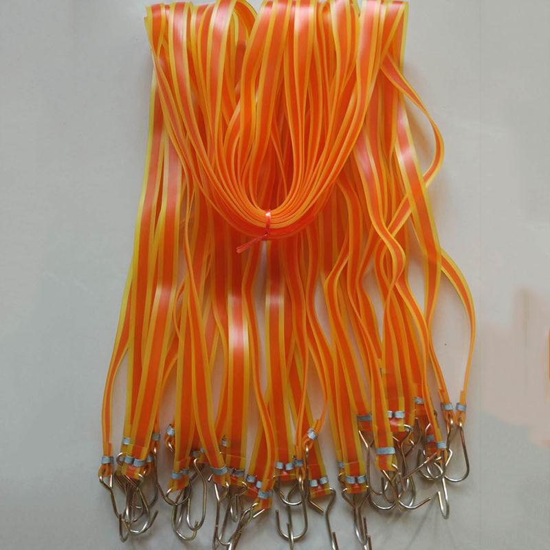 厂家直销 牛筋拉带 双色透明牛筋绑带 供应摩托车行李带1.8米