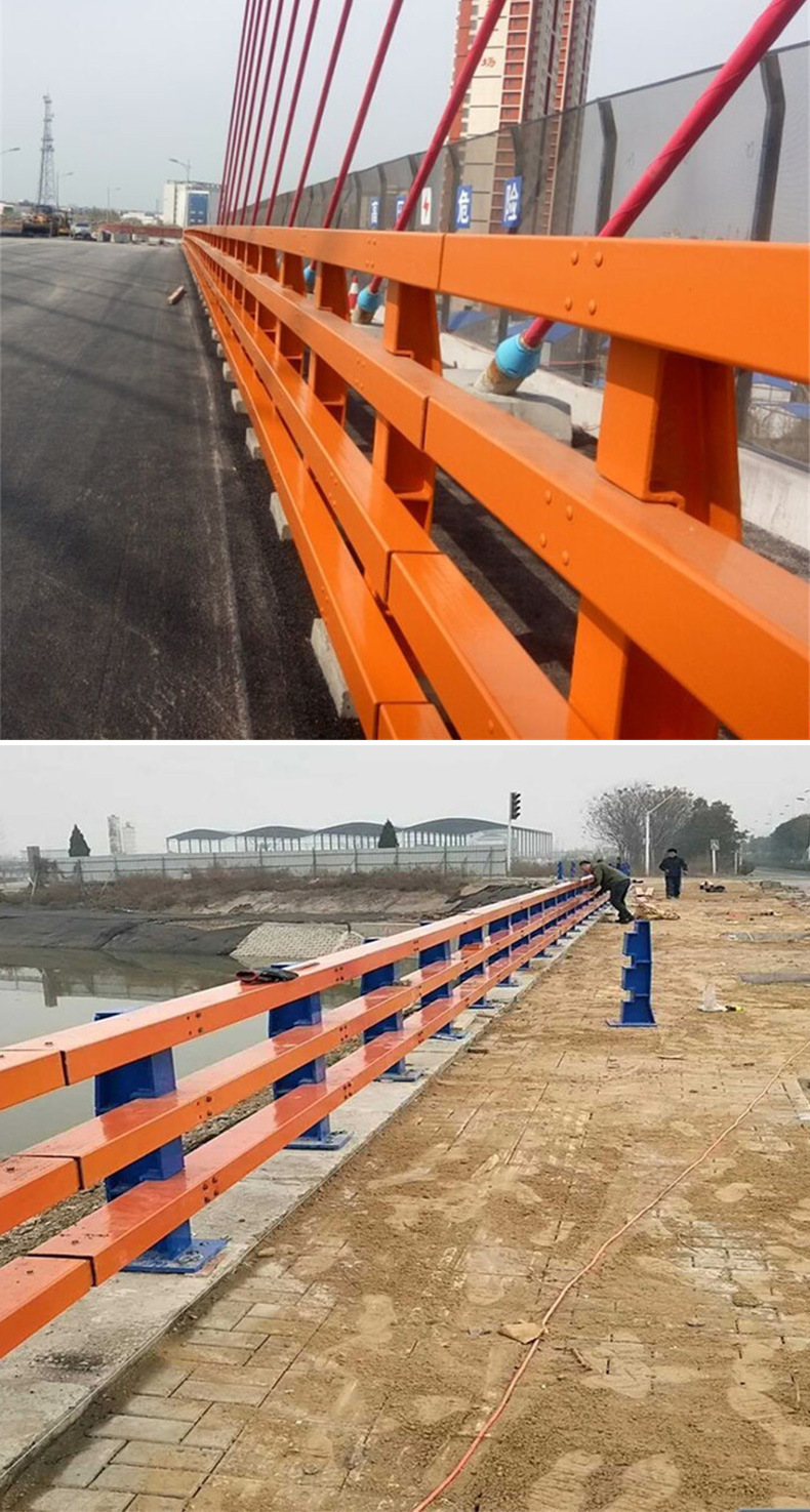 不锈钢复合管桥梁护栏河道高架桥桥梁栏杆缆索绳索护栏西安护栏厂