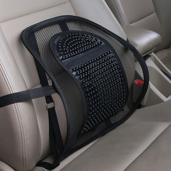 汽车腰靠车用靠背靠垫四季透气办公室座椅腰部支撑护腰垫腰枕腰托