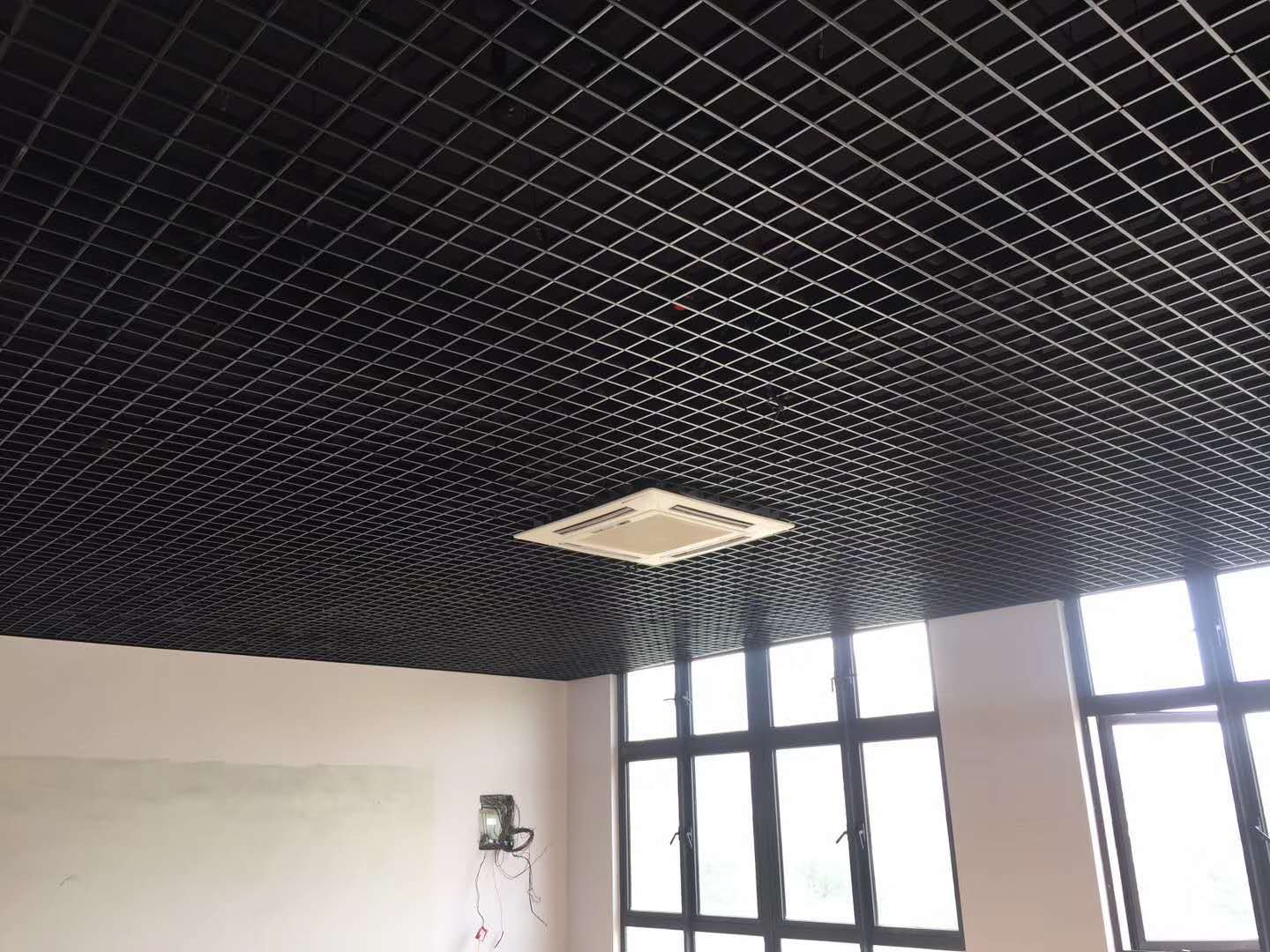 铝格栅 三角铝格栅天花 黑色铝格栅吊顶天花 颜色定做 厂家特价