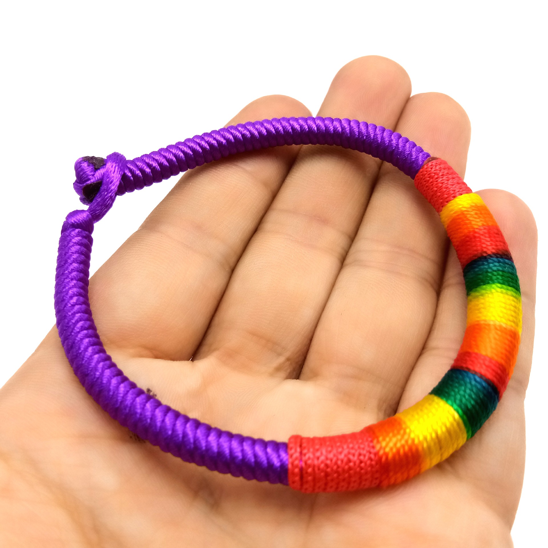 End Section Colorful Wire Ethnic Style Woven Jin Gang Knot Thick Type Dragon Boat Festival Colorful Rope Bracelet Bracelet Activity Gift