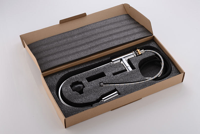 卫浴批发全铜厨房水龙头万向选装抽拉龙头洗菜盆水槽冷热混水龙头