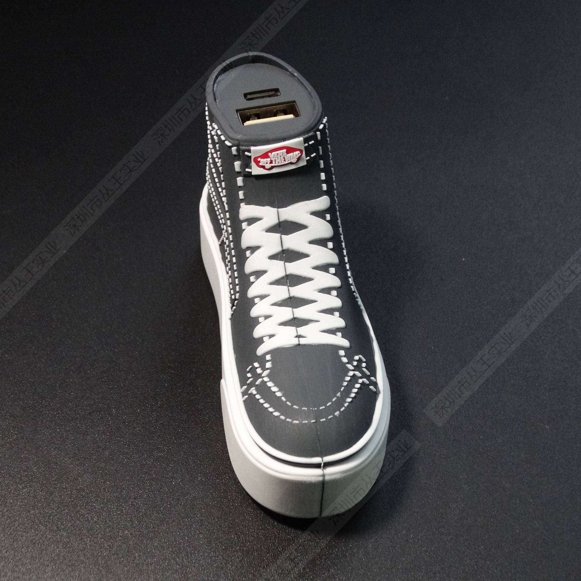 创意移动电源开模设计鞋子造型pvc软胶充电宝促销广告礼品定做