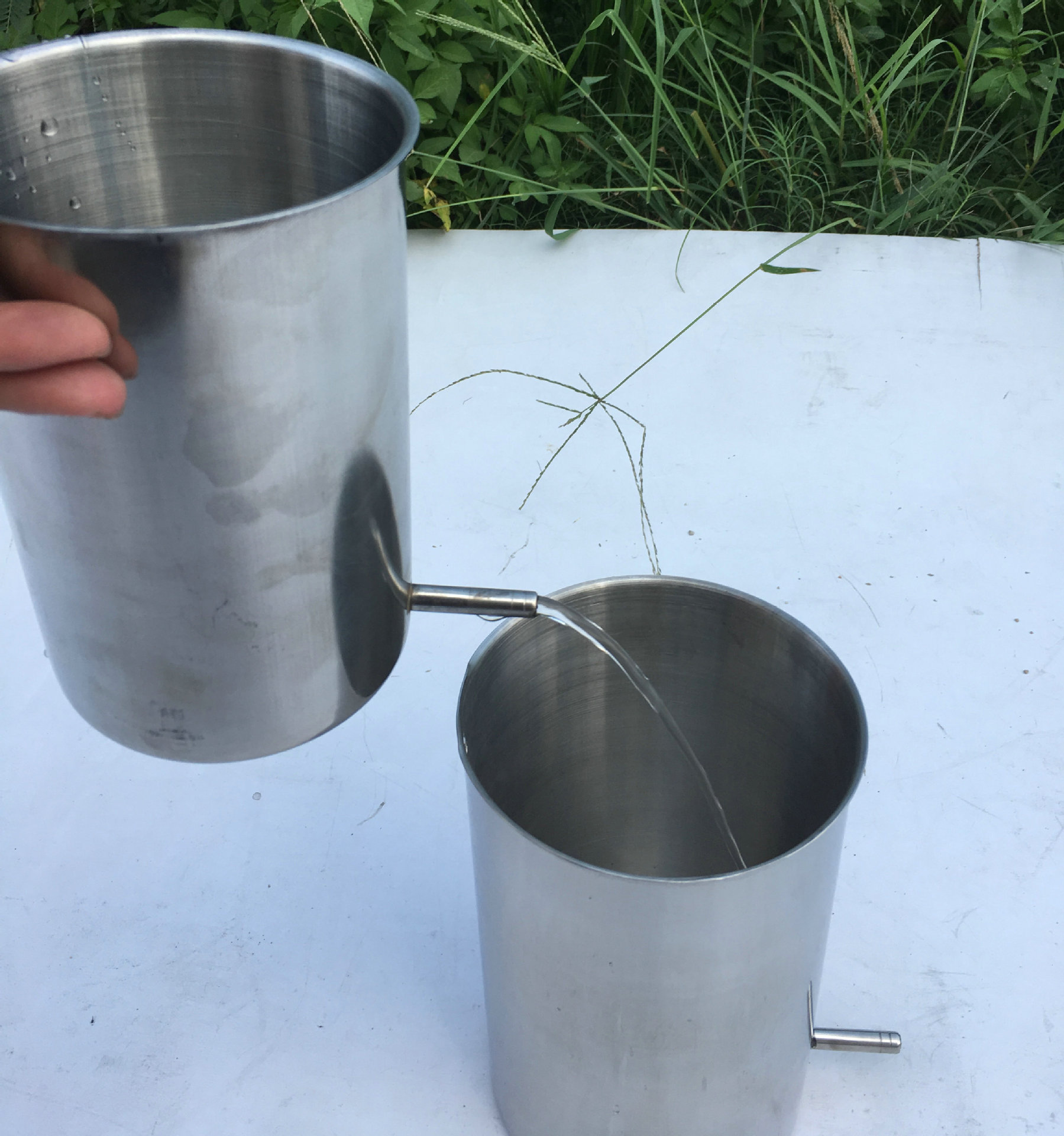 304不锈钢防碘伏灌肠桶医用挂式吊桶肠道冲洗器清肠桶灌肠器筒