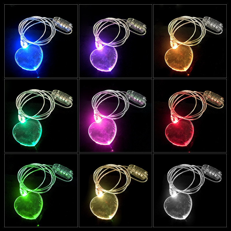 鼎力定制亚克力发光项链 晚会派对演唱会发光助威项链发光项链