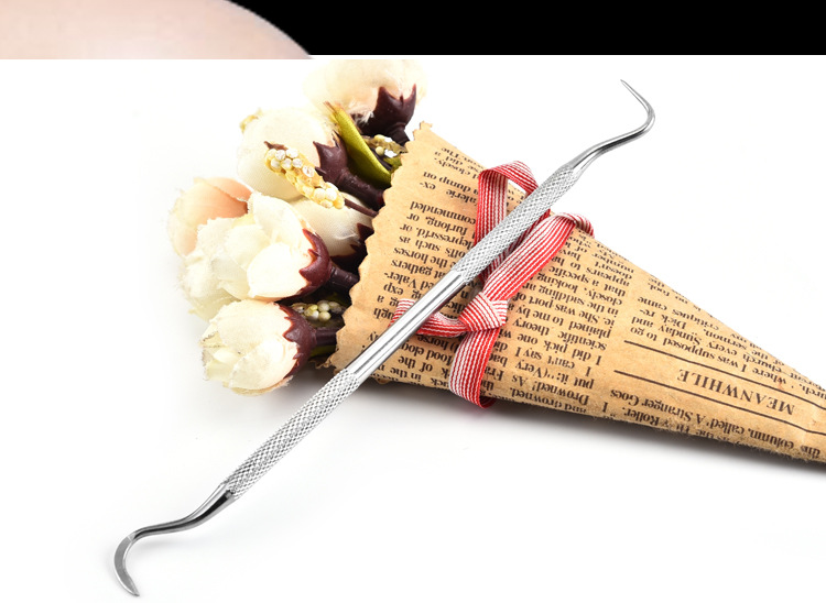 厂家热销不锈钢口腔用具 镰形洁治器 牙科补牙清洁护理 牙医工具