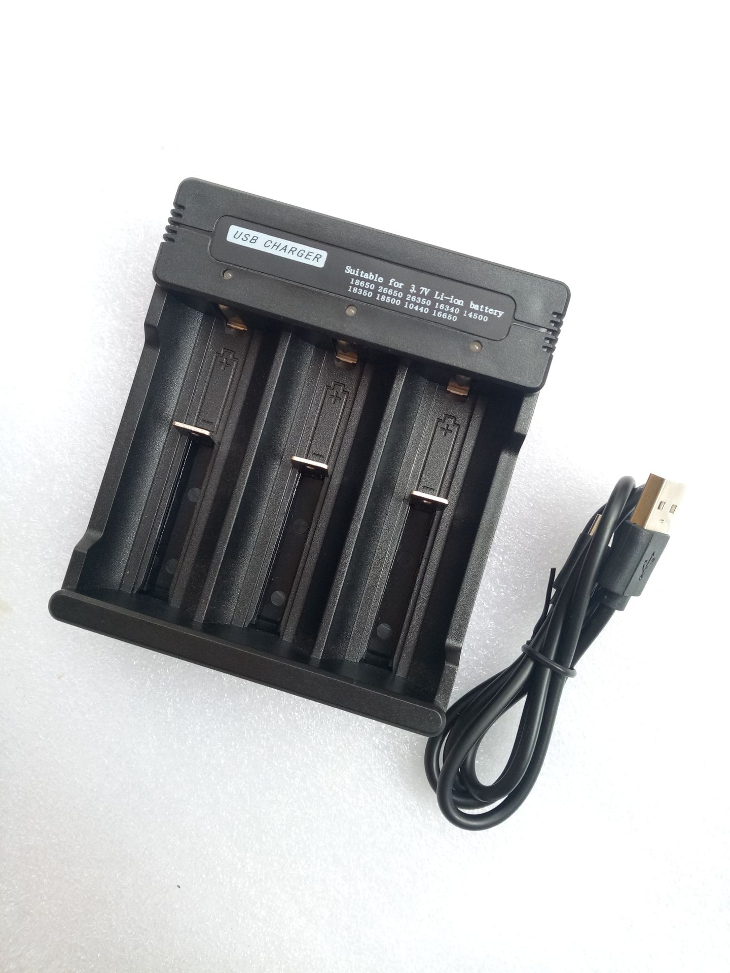18650 usb锂电池充电器 双充充电器 26350 26650 14500 16340