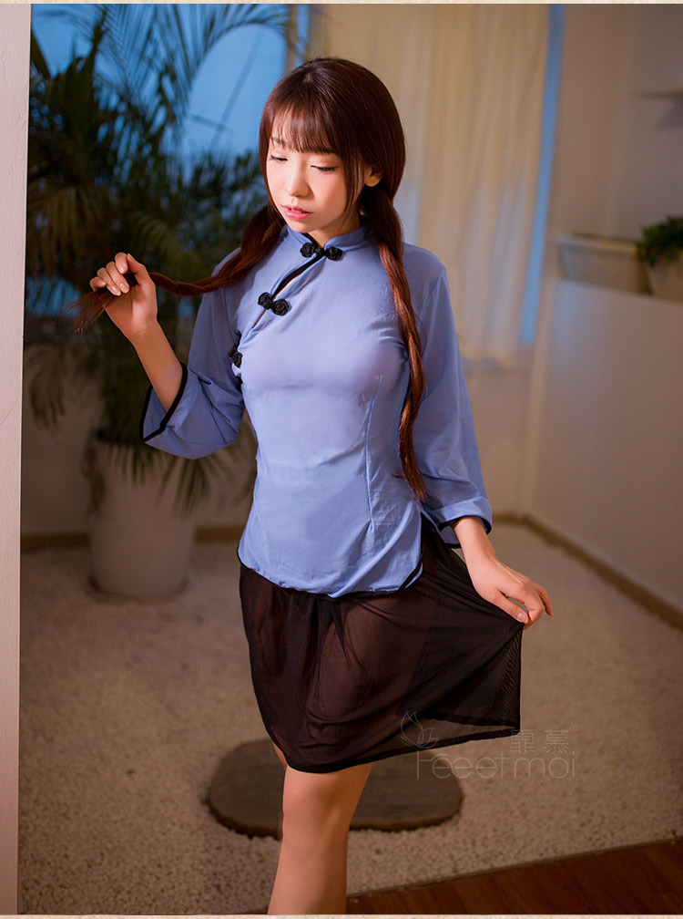 情趣内衣女式网纱透视性感民国学生装制服诱惑套装外贸