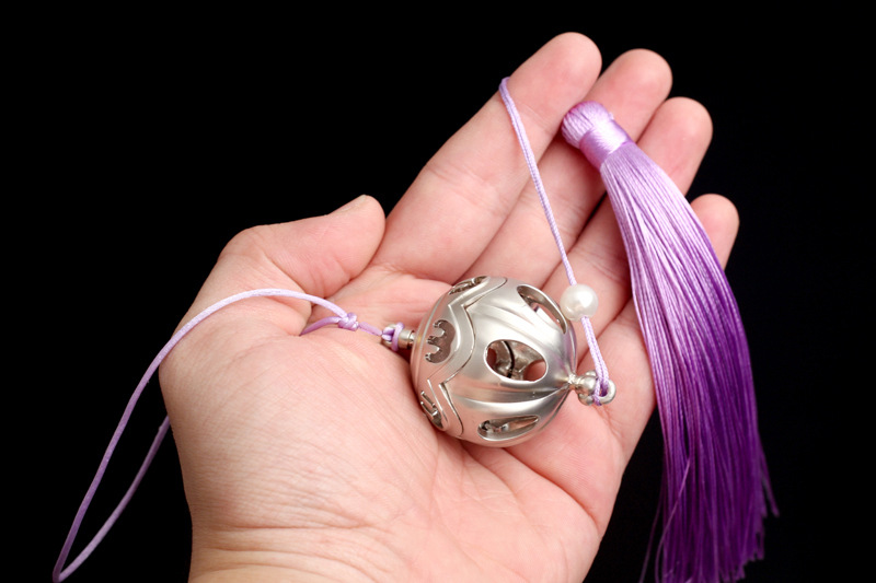 魔道动漫周边云梦江氏铃铛江橙三毒戒指银铃钥匙扣挂件