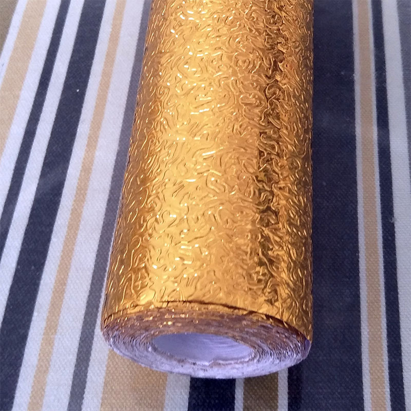 自贴锡纸 自粘铝箔纸 厨房家具灶台油烟墙加厚宽复合纸宽40cm*5米