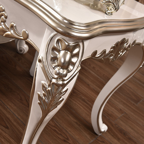 约兰达 欧式小方几实木角几法式田园小户型沙发边几电话桌