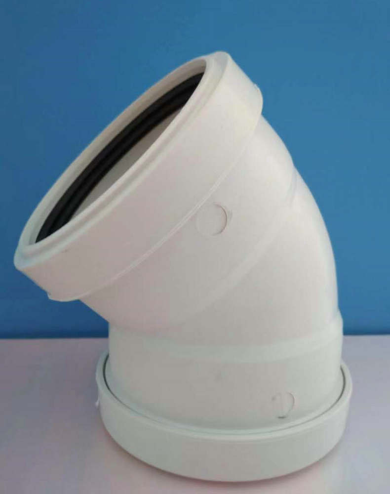 专业批发pp挤出管pp法兰承插超静音排水管pp静音排水管