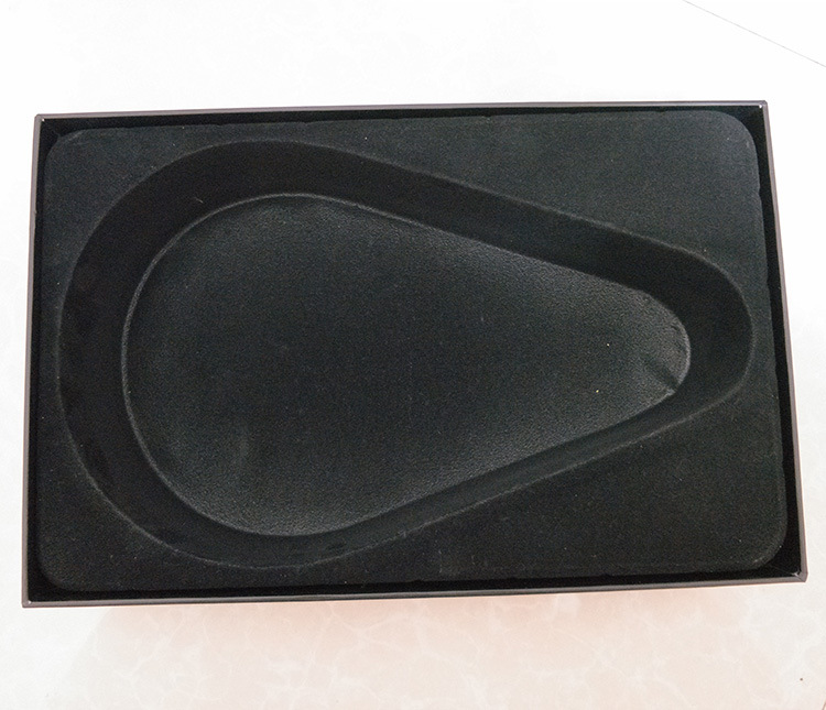吸塑定制pvc黑色托盘植绒吸塑盒包装 植绒吸塑盒吸塑包装可定制