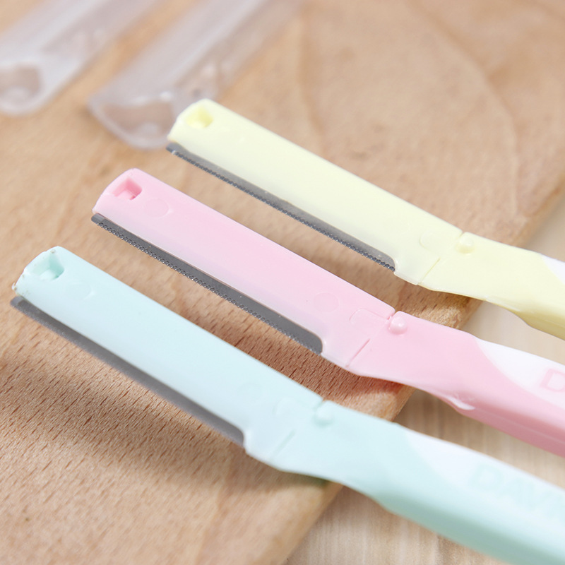 玛莉安微距修眉刀刮眉刀锋利刀片新手安全防刮伤3支装8170