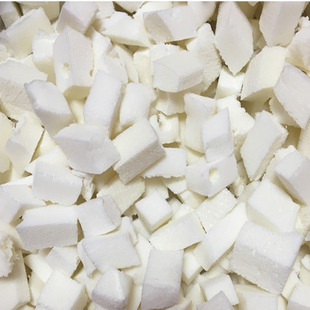 厂家水洗切料碎块填充乳胶水洗颗粒枕头沙发靠垫抱枕专用填充颗粒