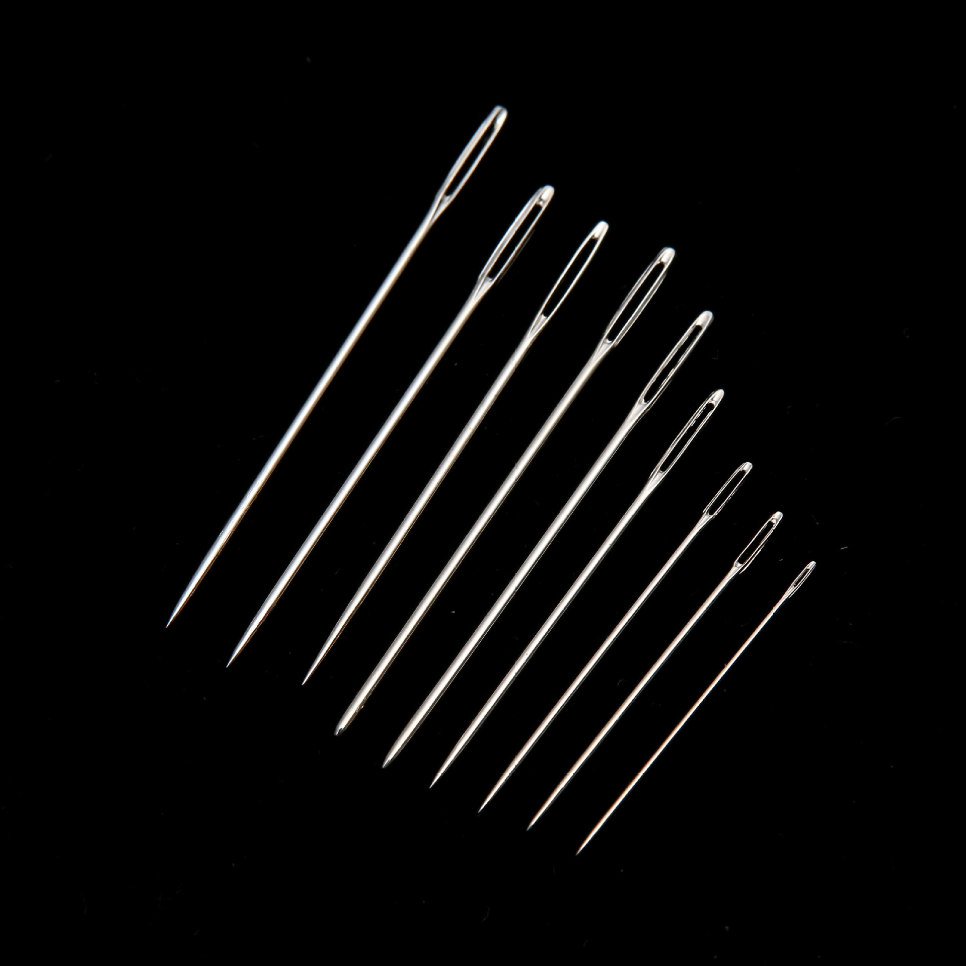 大眼手缝针 毛线针十字绣diy 大孔钝头尖头毛绒针厂家直销一件代