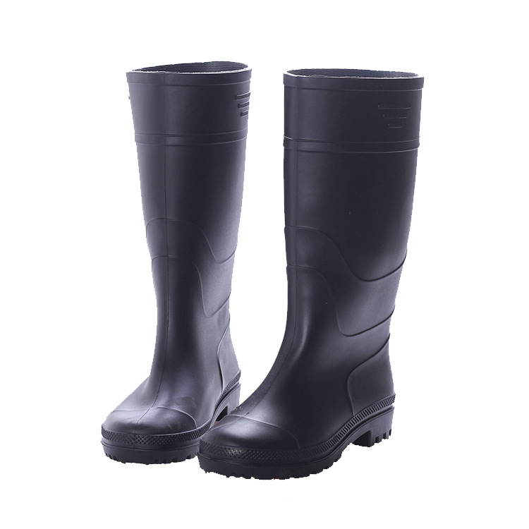 Export PVC Material Waterproof Oil-Resistant Wear-Resistant Acid and Alkali-Resistant High-Top Daily Agricultural Work Rain Boots