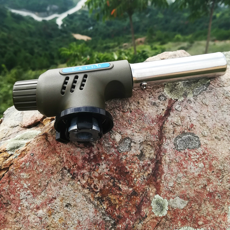 户外便携式高温烧烤点火器电子喷火枪卡式气烘焙喷枪头喷火器915