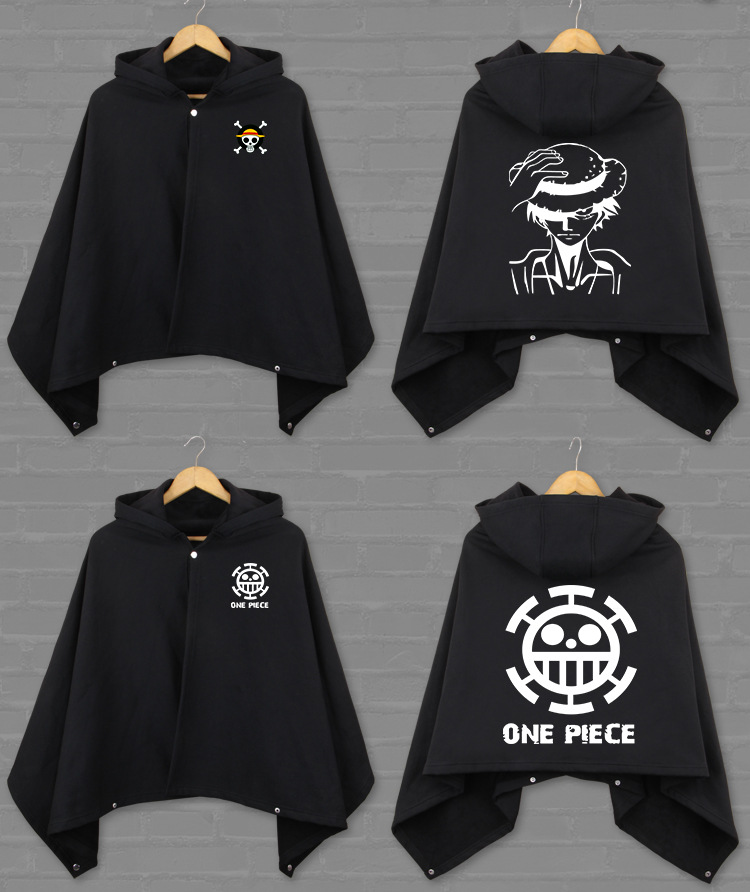 海贼王航海王动漫披风周边草帽路飞罗艾斯索隆男女斗篷空调毯