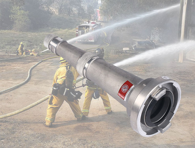 dn65消防水枪头 直流水枪 高压水枪 直喷枪 消火栓箱枪qz3.5/7.