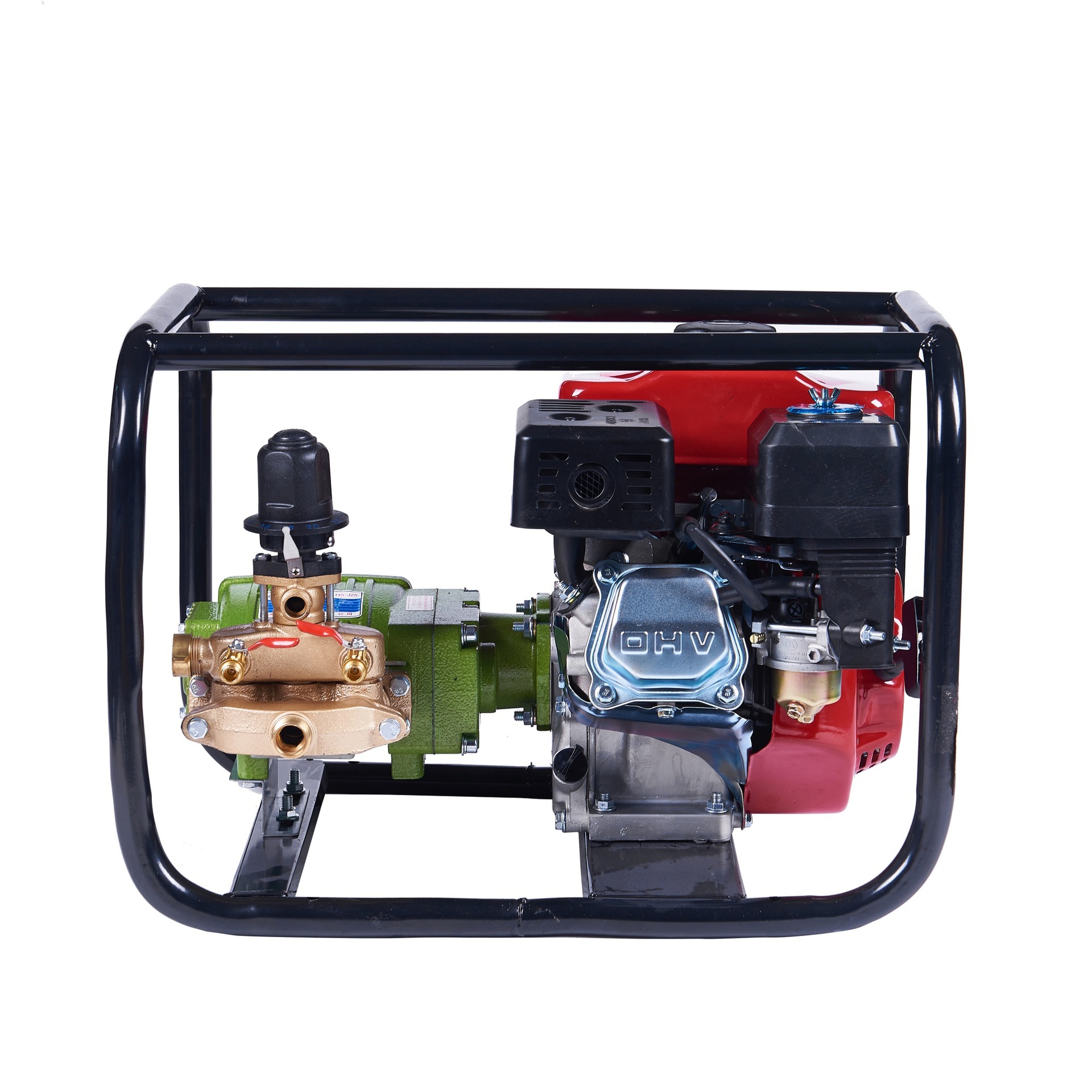 5马力汽油机直连方泵26柱塞泵园林果园农用高压喷雾器打药机