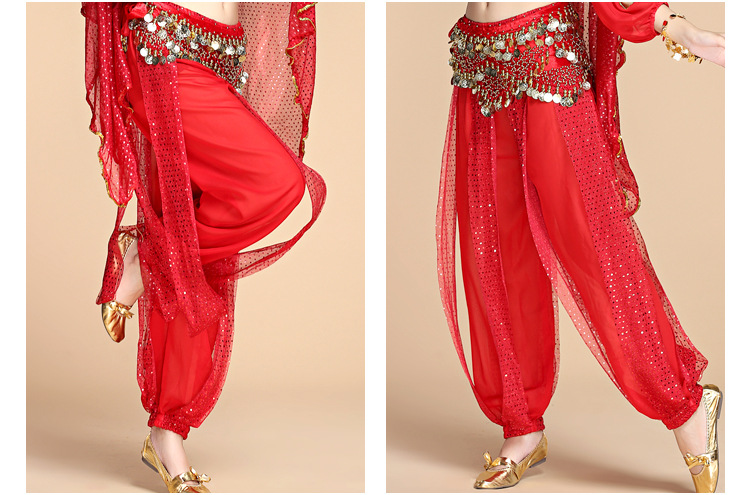 新款肚皮舞下装裤春夏肚皮舞服装练功练习裤灯笼裤演出服下装