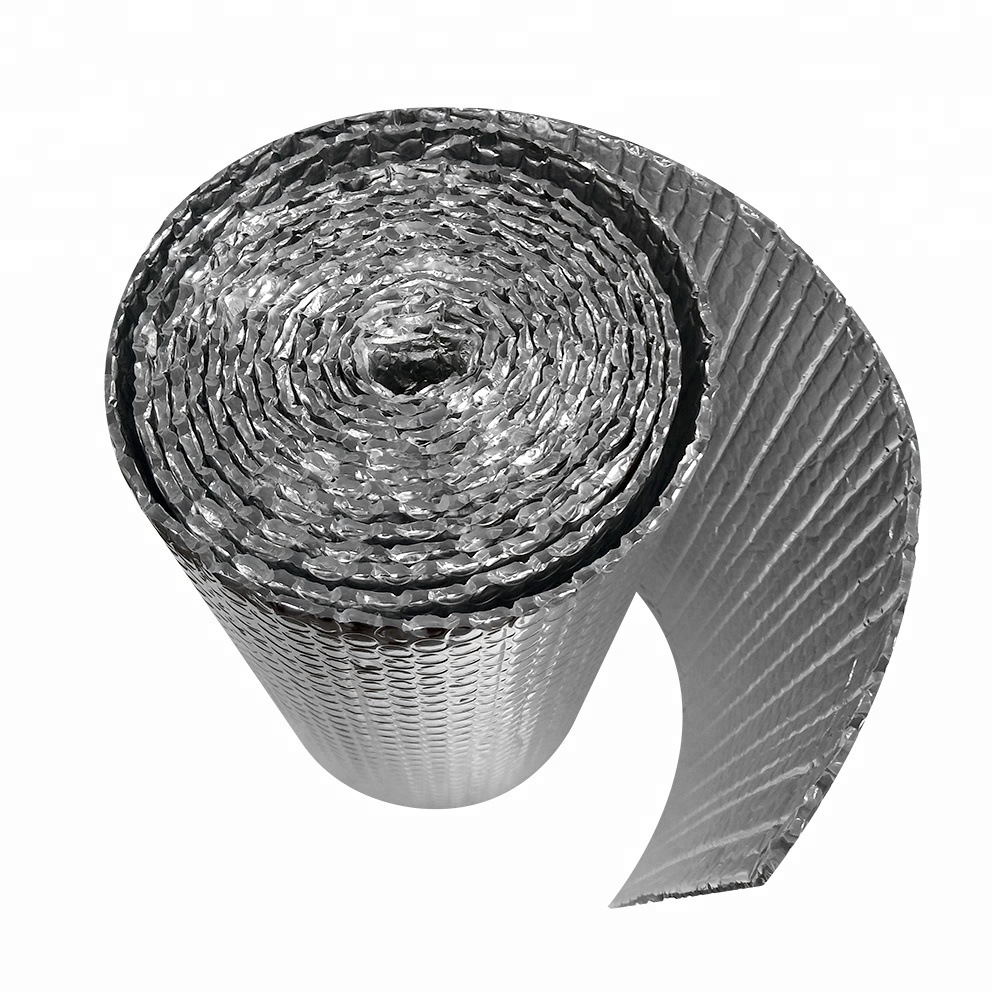 管道保温材料 阻燃防火铝箔气泡膜 长输热网用纳米气囊反射层