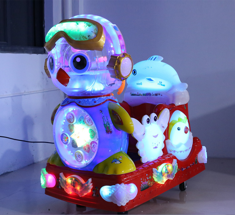 儿童投币摇摇车 新款企鹅儿童摇摆机 企鹅总动员儿童投币摇摇车