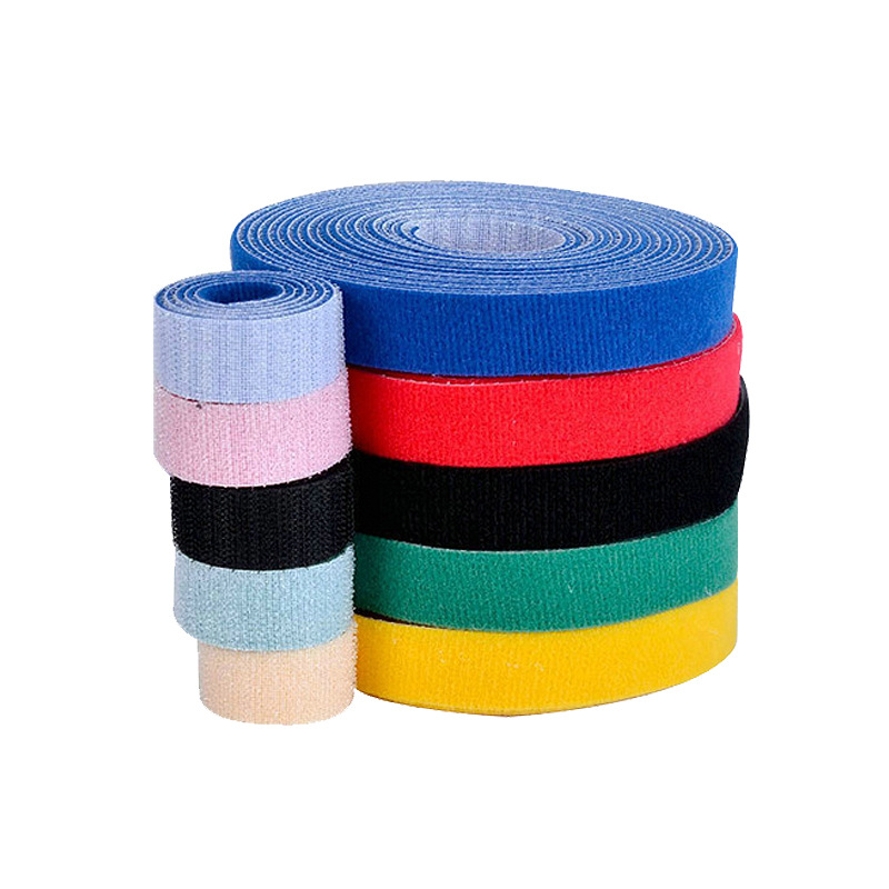 厂家批发 尼龙魔术粘扣带背对背 背靠背捆绑带 可做塑胶勾