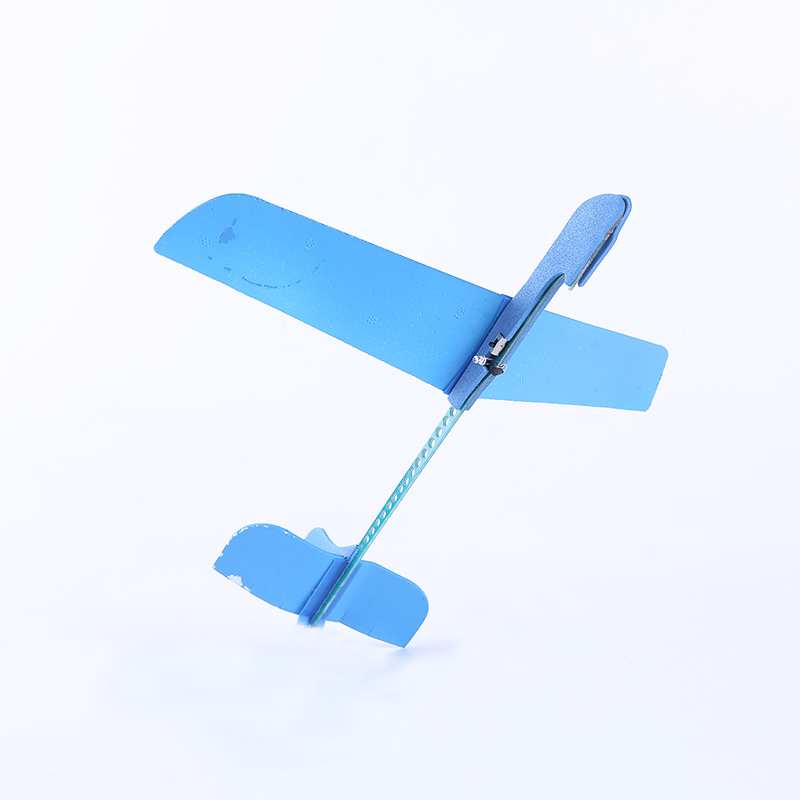 2019新款弹射飞机儿童户外玩具 男女宝宝卡通手拉弹力回旋滑翔机