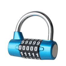 健身房密码锁 大号印制LOGO铁皮文件柜更衣柜子门管理用密码挂锁