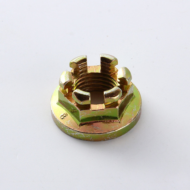 加工定制汽车配件供应转向节螺母碳钢羊角轴螺母螺丝帽