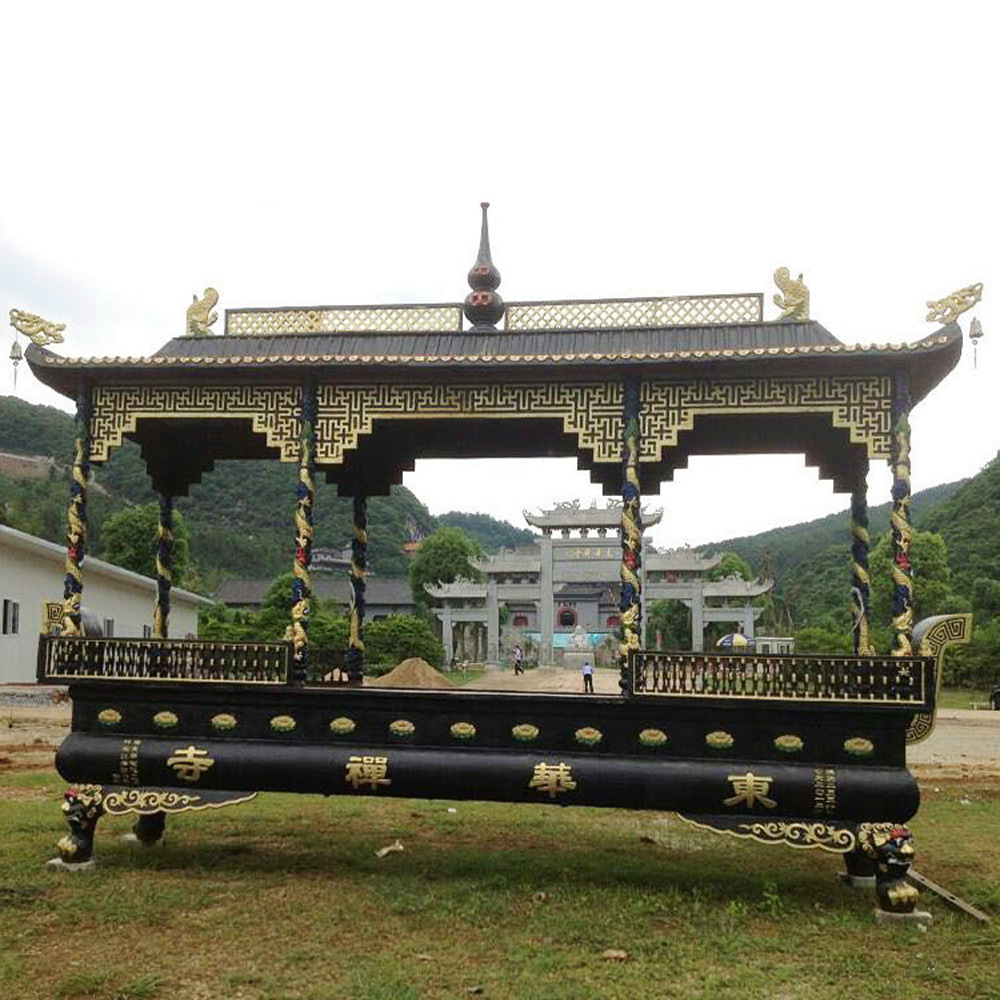 厂家定制风水铜器大香炉 铜香炉 铁香炉 寺庙祠堂大厅摆件大香炉