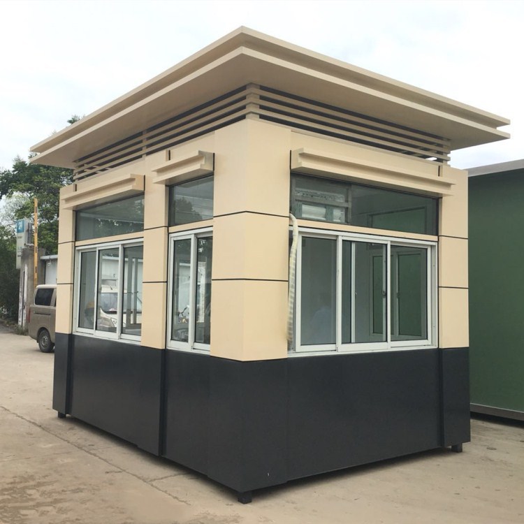 泰兴医院门卫值班室 大型保安岗亭直销 镀锌板喷漆保安亭设计-阿里巴