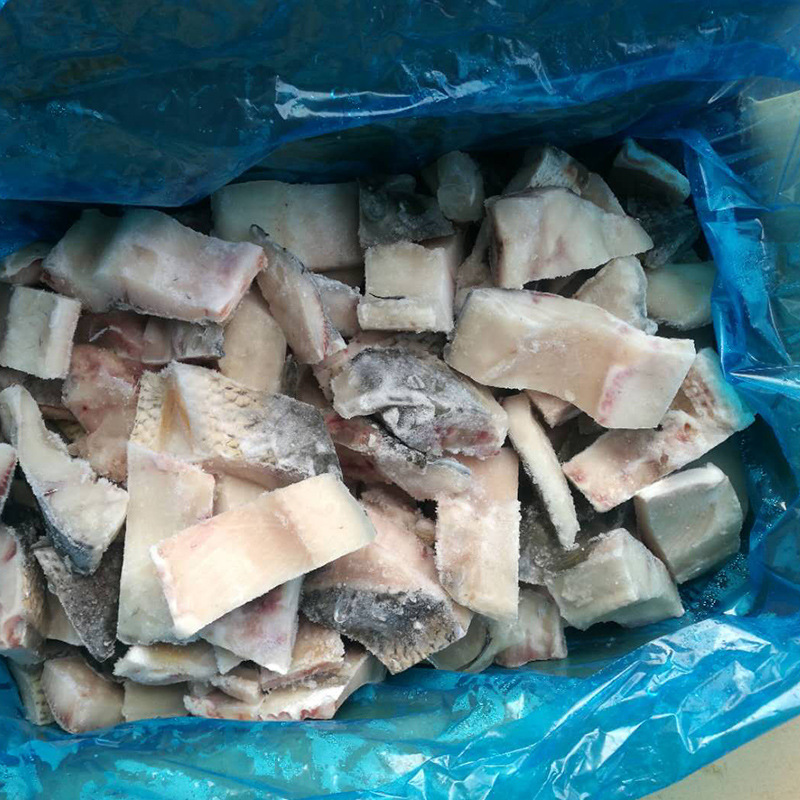 巢三珍特色冷冻新鲜草鱼块 半成品腌制草鱼 食堂快餐餐饮食材批发