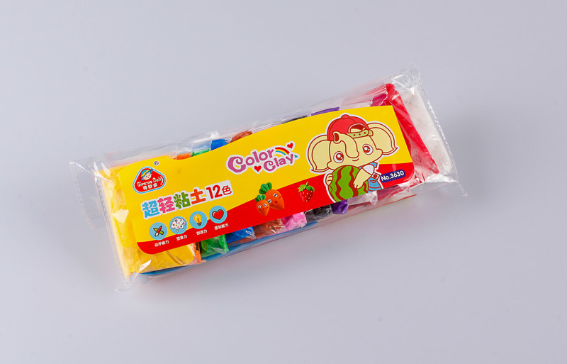 厂家直销36色超轻粘土手工diy橡皮泥彩泥儿童益智创意玩具模具