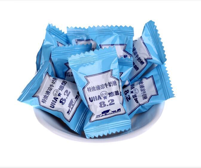 uha悠哈特浓牛奶糖草莓味清凉味巧克力散称结婚婚庆喜糖休闲糖果