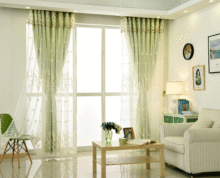 定制窗帘简约现代公主风双层落地飘窗纱欧式客厅卧室高遮光布成品