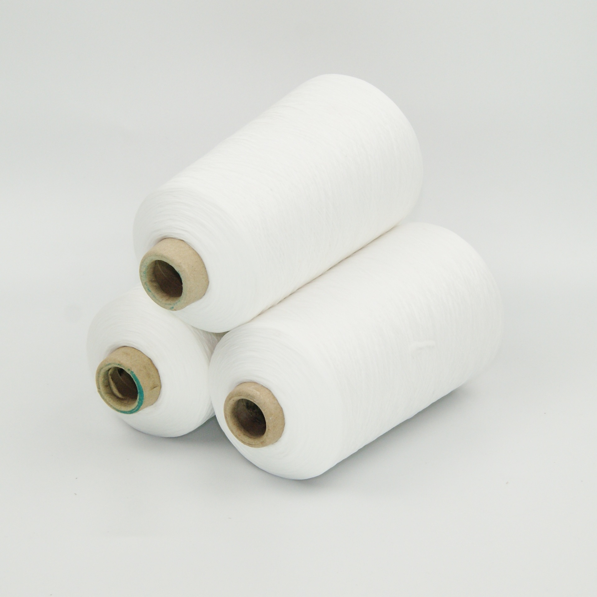 现货供应白色优质高弹丝75d/2弹力丝尼龙色纱服装拷边缝纫线批发