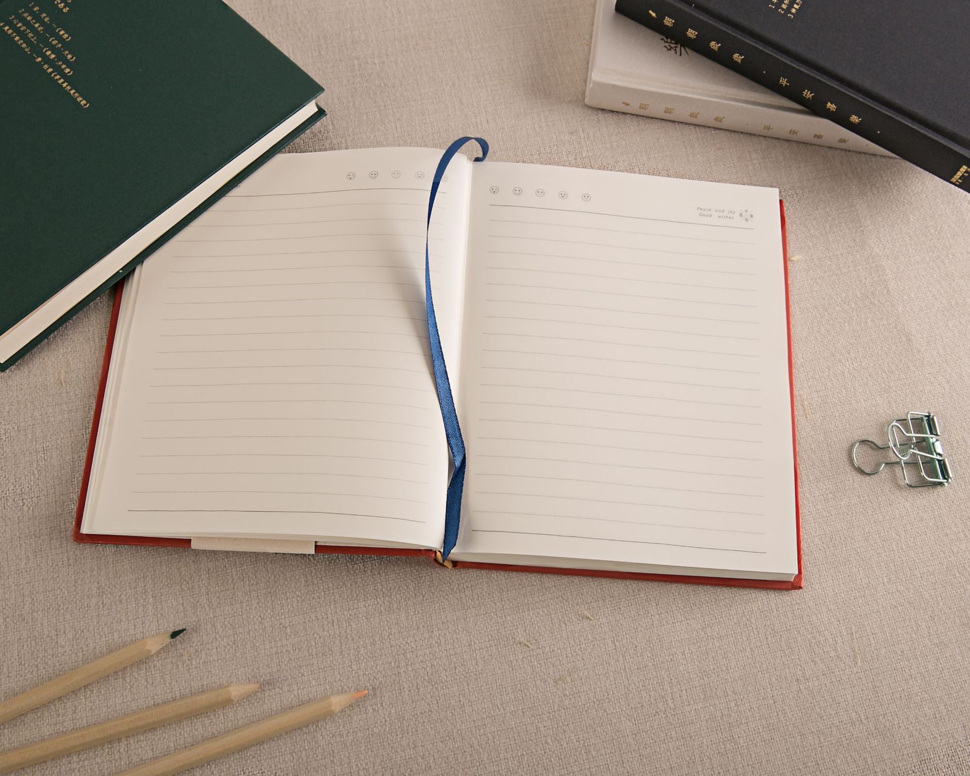 雅莎卡随身携带笔记本子24k128张一字成诗精装本日记本记帐记事本